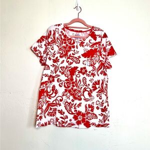 ⭐️ NWT Croft & Barrow Women’s Tropical Spring Top